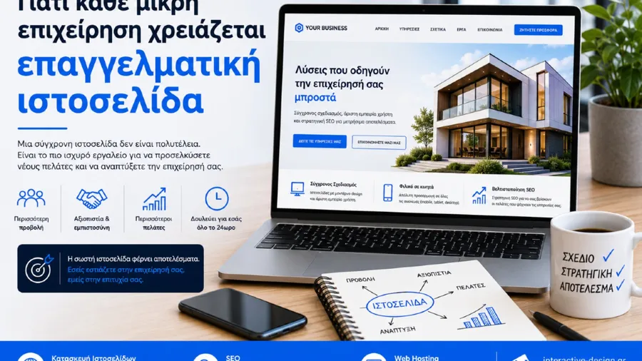 Γιατί κάθε μικρή επιχείρηση χρειάζεται επαγγελματική ιστοσελίδα